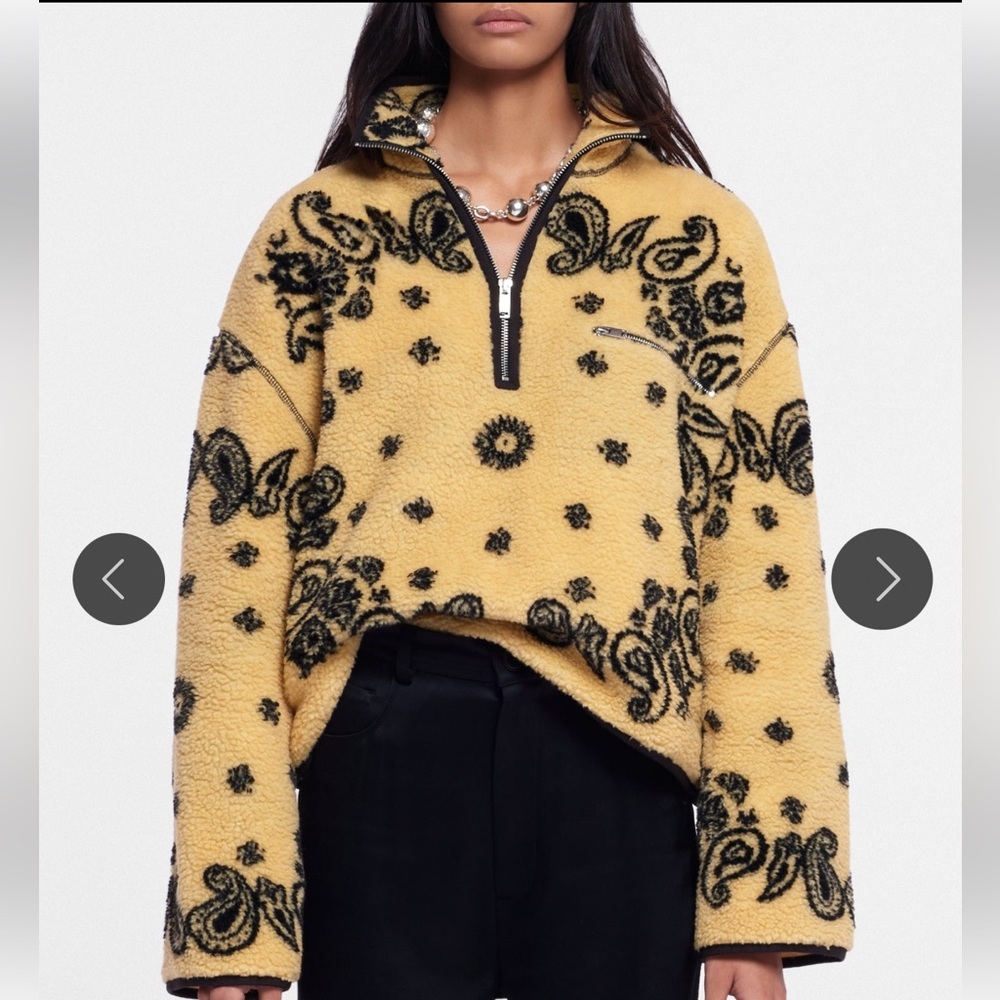 Nanushka Bandana pullover fleece